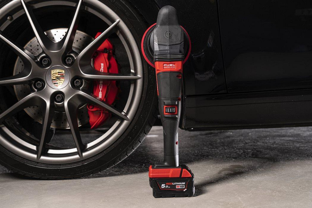 Машина полировальная эксцентриковая аккумуляторная MILWAUKEE, M18 FUEL FROP15-502X, O125мм (+заряд.устройства, 2 аккум.Х 5Ач, HDкейс) Одесса - изображение 8