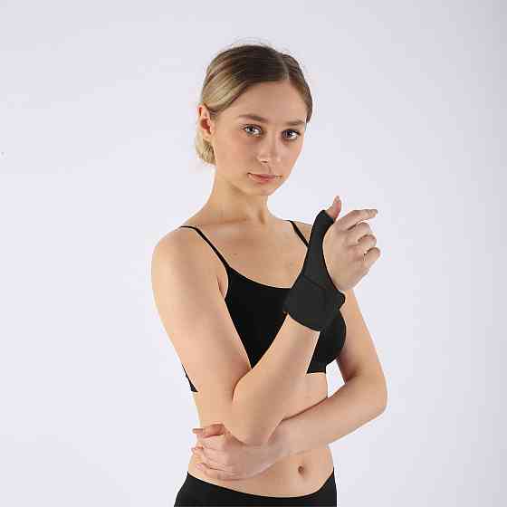 Бандаж-шина для фиксации большого пальца руки, корсет-шина для первого пальца руки Размер L Каменец-Подольский