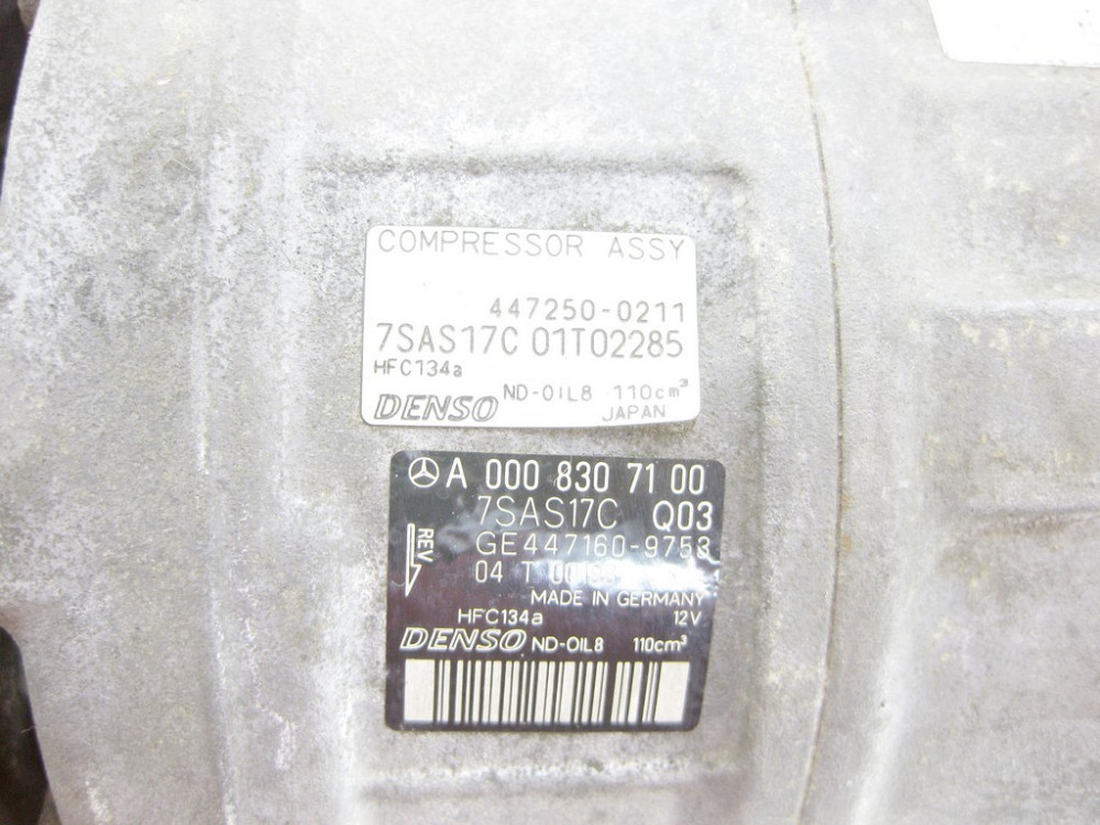 Mercedes-Benz  A0008307100 Компресор кондиціонера GL/GLS X166 ML/GLE W166 GLE Coupe C292 Maybach X222 S-class long V222 S-class short W222 S-class Cou Одеса - фото 7