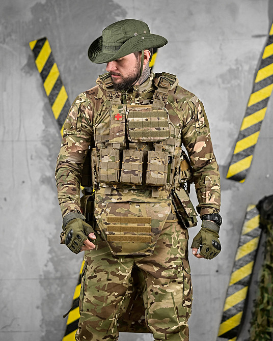 Плитоноска та РПС мультикам у зборі мультика кордура під магазин аптечку рацію Одеса - фото 4