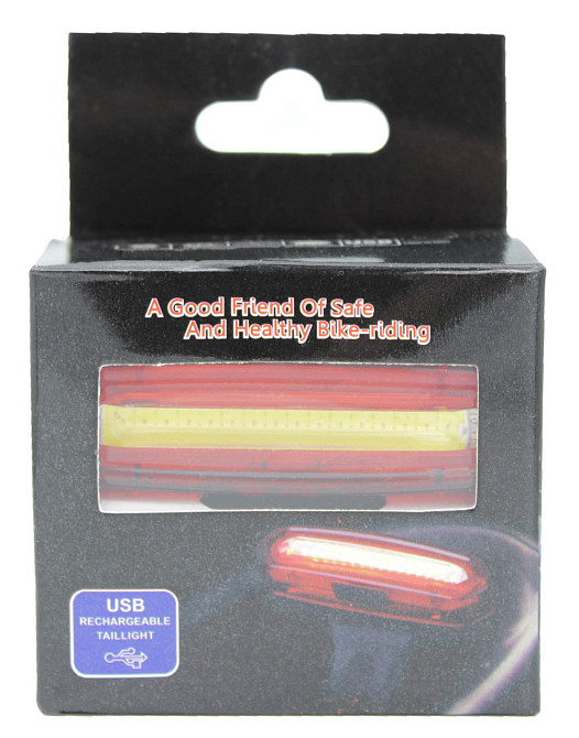 Велосипедний задній ліхтар мигалка акумуляторний PL-B20B, AQY-096 microUSB Дніпро - фото 4