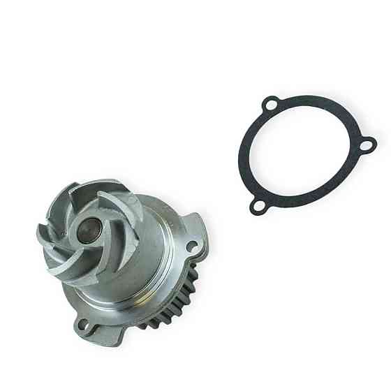 Насос 2108, 2109, 21099, 2110-2115 (8 кл) алюминиевая крыльчатка (помпа) AT водяной Мукачево