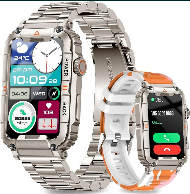 Смарт-Часи: Smart Watch KR88 (2024) два ремені. Київ - фото 2