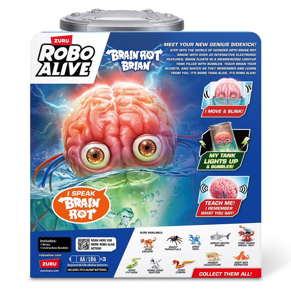 Інтерактивна іграшка Robo Alive – Мозок Браян Днепр - изображение 9