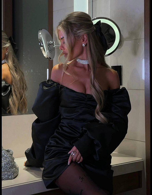 Женское праздничное платье из королевского атласа Черный, 44 Одесса - изображение 9