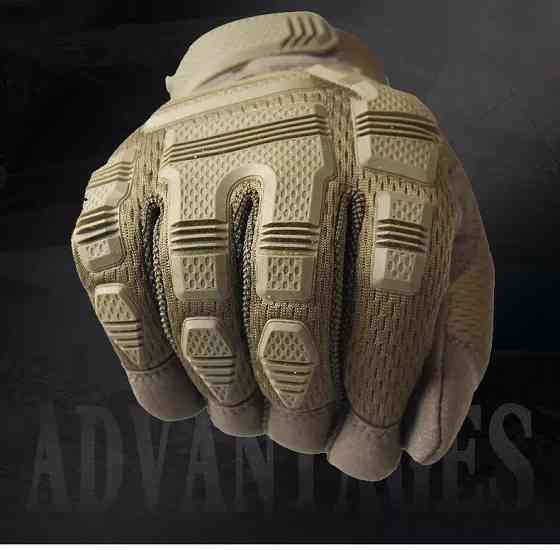 Перчатки полнопалые с защитой на липучке FQ16SDF007 Оливковый, L Киев