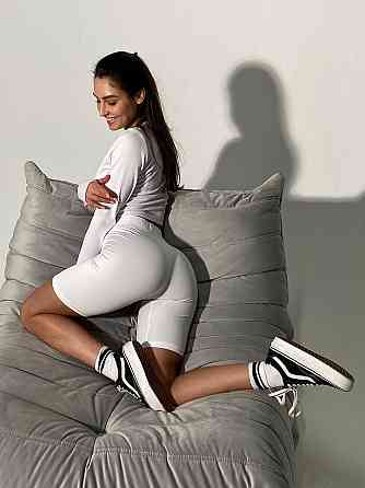 Велосипедки женские короткие матовые Белый L Харьков