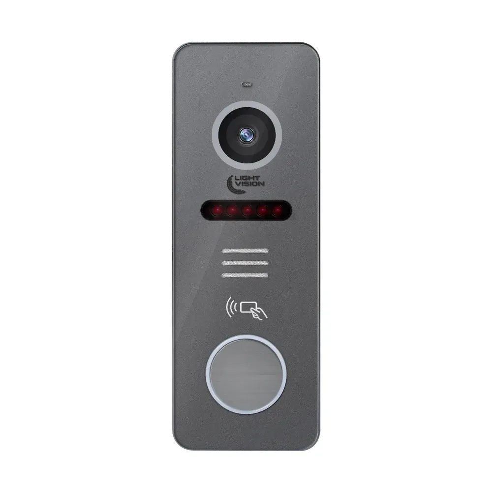 Відеопанель Light Vision RIO FHD(RF) Grey зі зчитувачем Mifare (82-00221) Киев - изображение 6