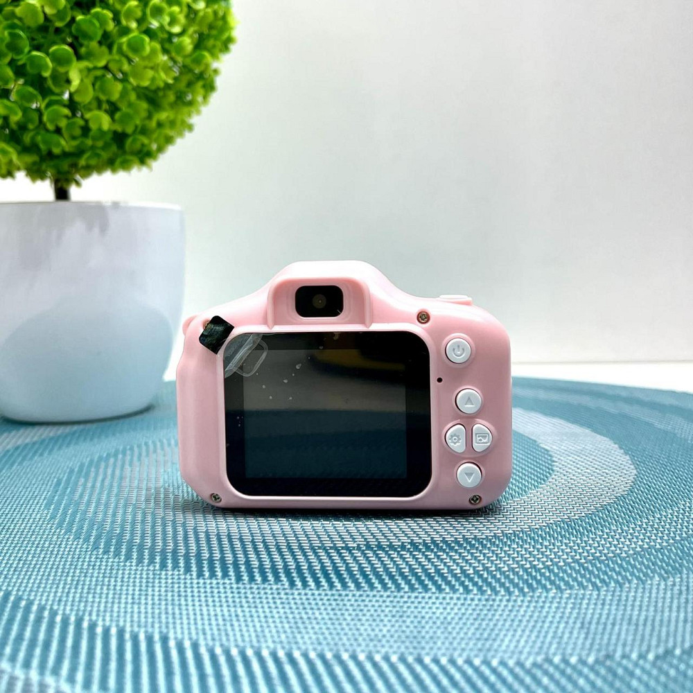 Фотоапарат дитячий відео фото гри прослуховування музики підтримує microSD Розовий (C 48359) Чернігів - фото 4