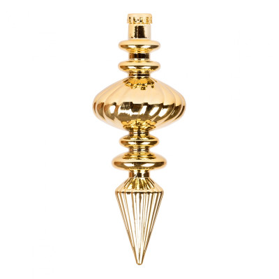 Елочная игрушка Novogod`ko Сосулька, пластик, 30 cм, золото, глянец (974095) Винница - изображение 1