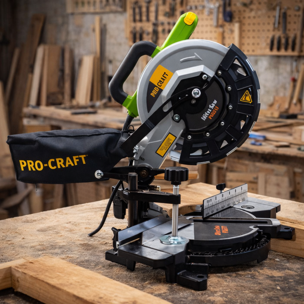 Пила торцювальна Procraft PGS-217   1400 Вт,Потужна торцювальна пила для дерева ,Ручні торцювальні пили 210 мм диск Львів - фото 11