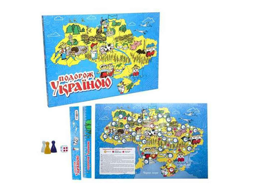 Гра Подорож Україною (укр) 59 ТМ STRATEG Київ - фото 1