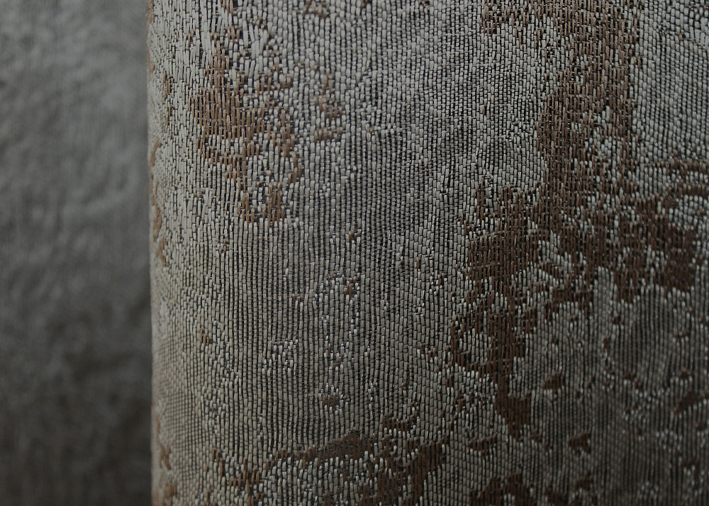 Комплект готовых штор VR-Textil Мрамор Al-7 № 1467ш Серый с коричневым 150х290 см 2 шт (33-0329) Киев - изображение 8