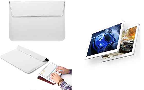 Чохол-конверт VitoCase для Cube T10 (U11GT), T10 Plus (U11GT), з функцією підставки для планшета Білий Київ