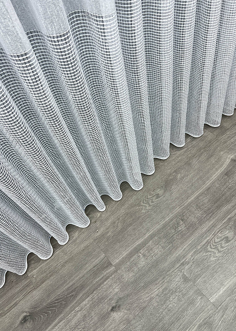 Тюль жакард колір білий 2023т Київ - фото 7