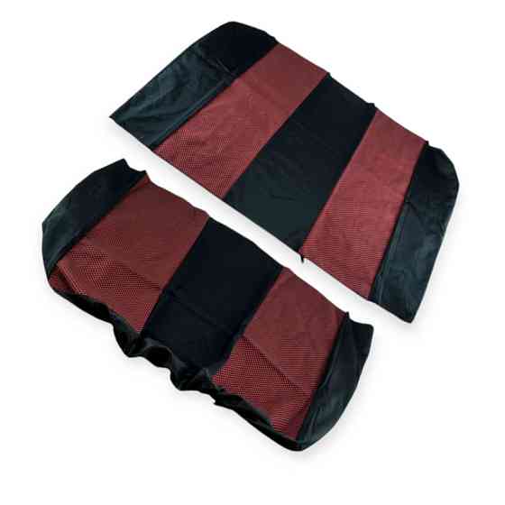 Чохли салону ваз 2107 (тюнінг) червоні Мукачево