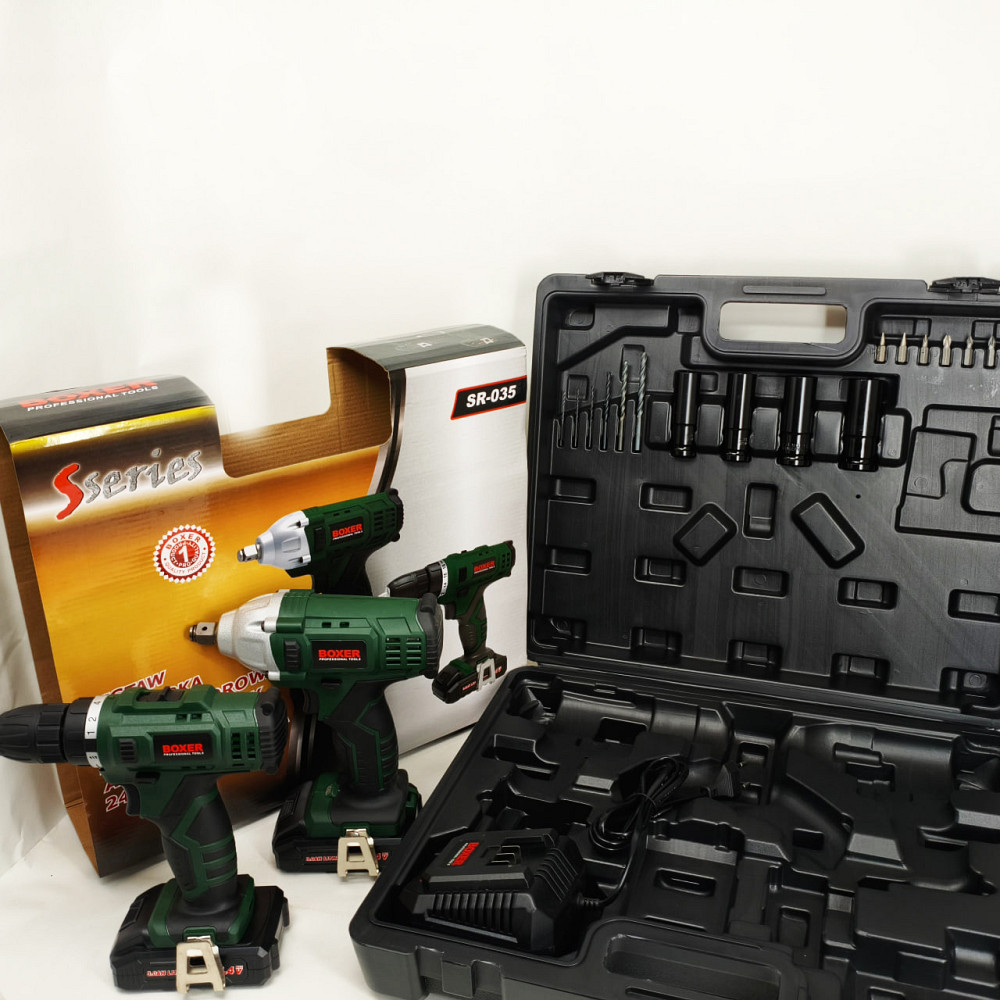 Набори інструментів для авто, Бюджетний надійний шуруповерт, Шуруповерт з набором біт в кейсі CV-29 Львів - фото 5