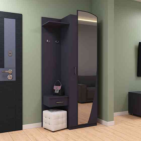 Прихожая Соло-1, Антрацит, 1000/400/2140 Львов