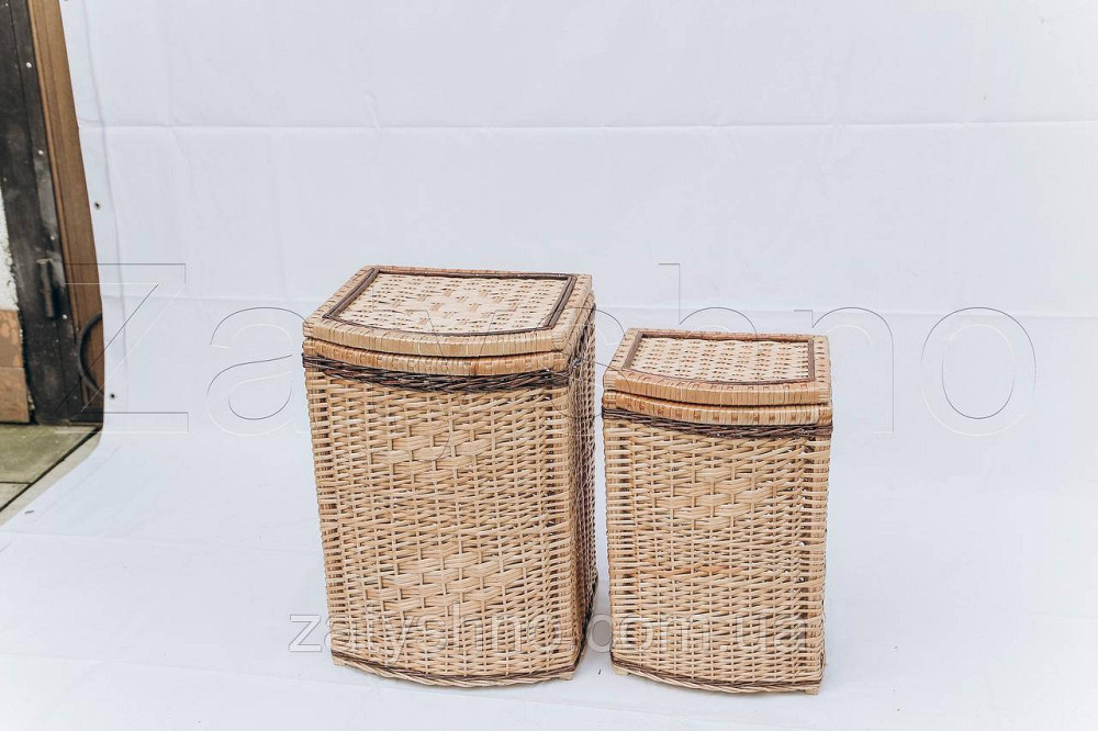 Ящики плетені для білизни пара Київ - фото 4