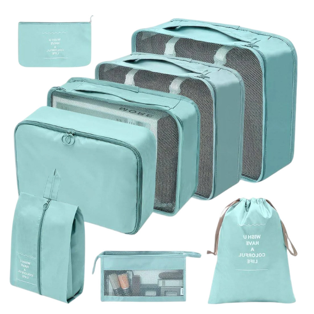 Набір дорожніх органайзерів 7 шт,Бірюзовий SBR Київ - фото 1