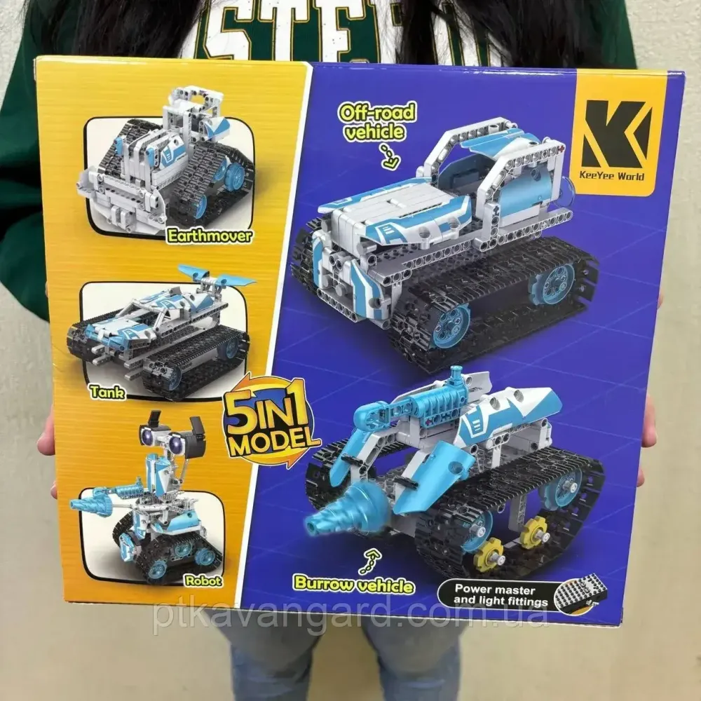 Конструктор робот на радиоуправлении 5в1 720 деталей (5 вариантов сборки модели, с пультом) Хмельницкий - изображение 2
