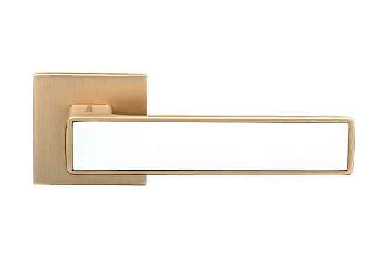 Ручки Gavroche Nikel Gold SB/W сатинове золото PVD з білою вставкою Київ