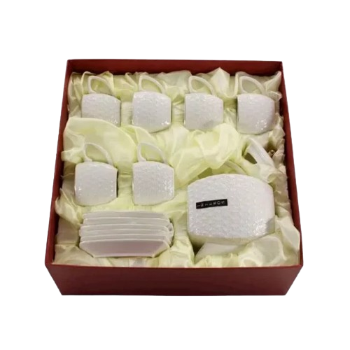 Сервіз чайний 13 предметів (ч.200мл/блюдце+ заварник 900мл) PT0866-A Interos Житомир - изображение 1