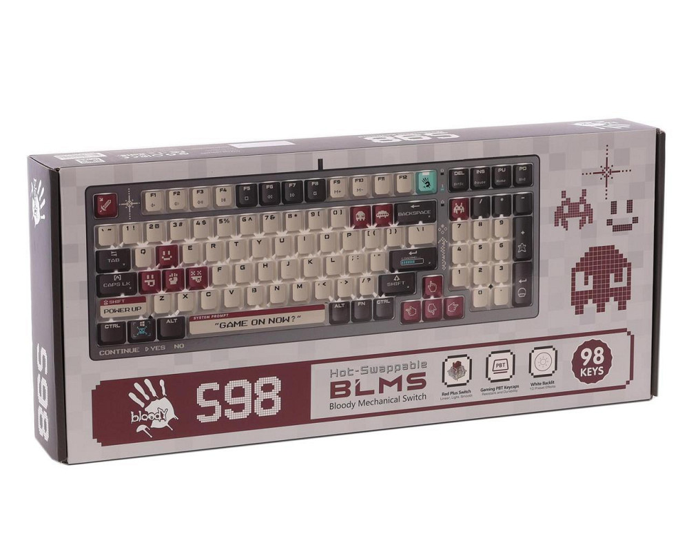 Клавіатура Bloody S98 Pixels Red ( 29175 ) Харьков - изображение 2