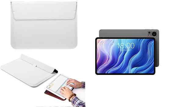 Чехол-конверт VitoCase для Teclast T60, с функцией подставки для планшета Белый Киев