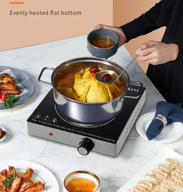 Електрична плита Sokany SK-231, 2000 Вт, 5 режимів приготування, склокераміка, компактна Одеса - фото 3