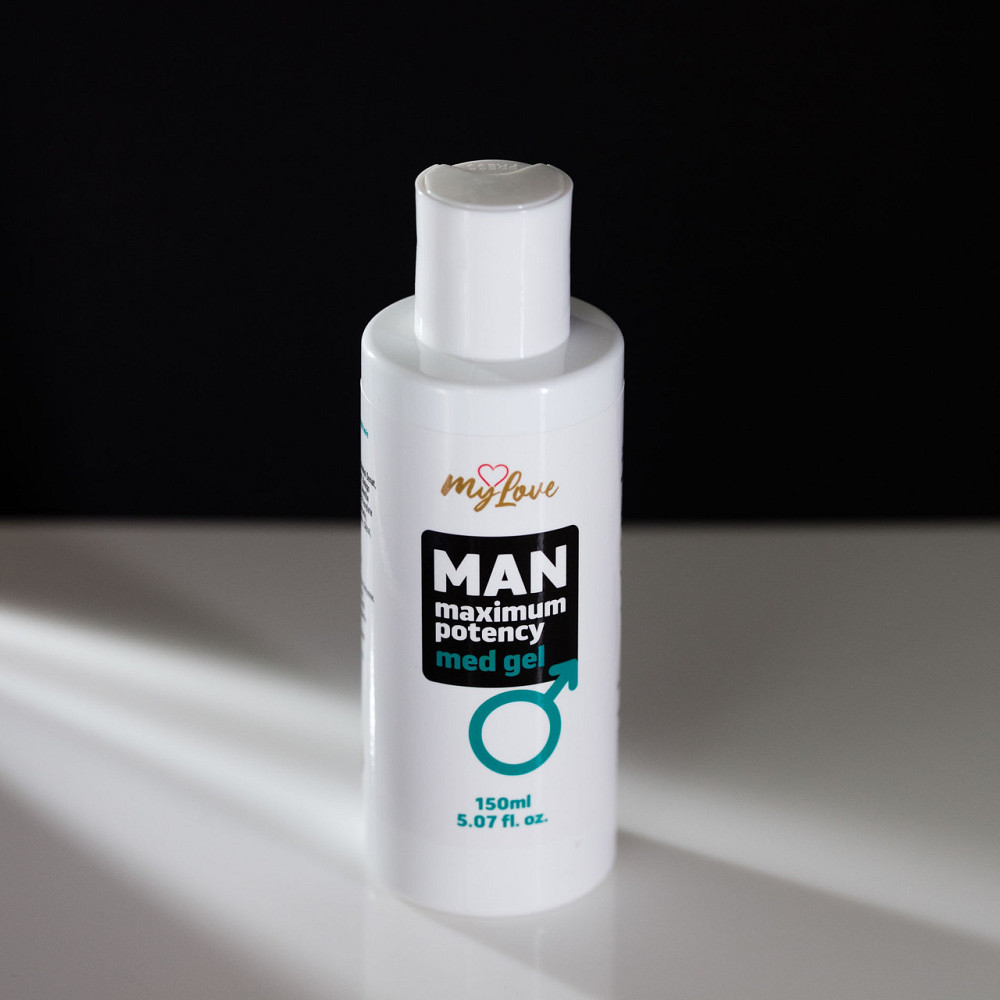 Інтимний гель-лубрикант для чоловіків - MyLove Man Maximum Potency Med Gel, 150 мл Sex Aura Київ - фото 8