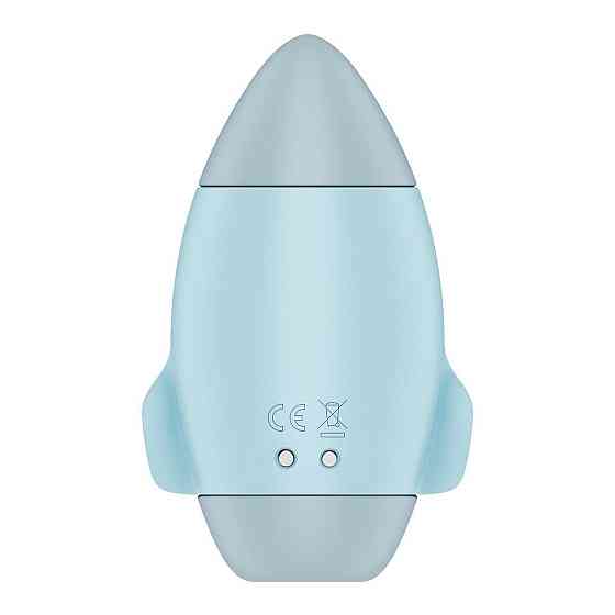Вакуумний стимулятор з вібрацією Satisfyer Mission Control Blue, 2 незалежні мотори Sex Aura Київ