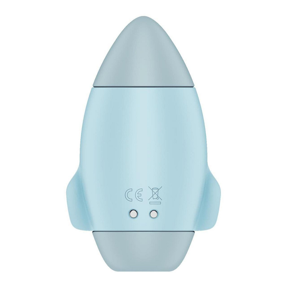 Вакуумний стимулятор з вібрацією Satisfyer Mission Control Blue, 2 незалежні мотори Sex Aura Київ - фото 5