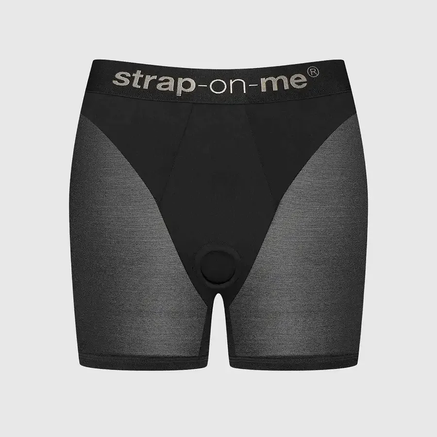 Шорты с фиксацией дилдо Strap-On-Me Harness Lingerie Halo - XS - Black Львов - изображение 1