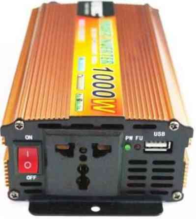 Инвертор 1000W Преобразователь напряжения 12V в 220V Інвертор з USB. Київ