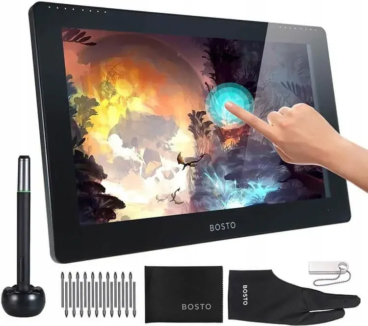 Графический планшет Bosto Studio 16HDT z Windows 15,6