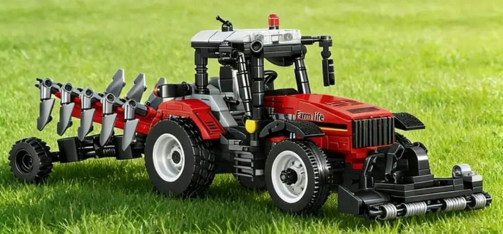 Конструктор трактор,бульдозер, комбайн (+1000деталей) Харків - фото 6