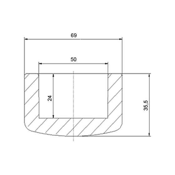 Заглушка PPR Blue Ocean 50 Київ