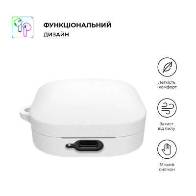 Чохол для навушників Armorstandart Hang Case для Xiaomi Redmi Buds 6 Active White (ARM81091) Вінниця - фото 2