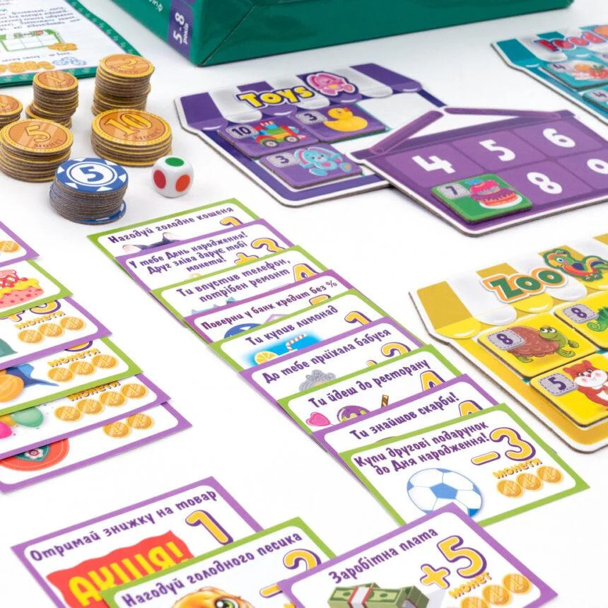 Настільна гра для дітей «Граємо в крамницю» VT2312-06 Від 5-ти років Вінниця - фото 4