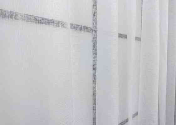 Тюль VR-Textil 1276т Мікро-льон однотонний Білий 270х170 см (43-171) Київ