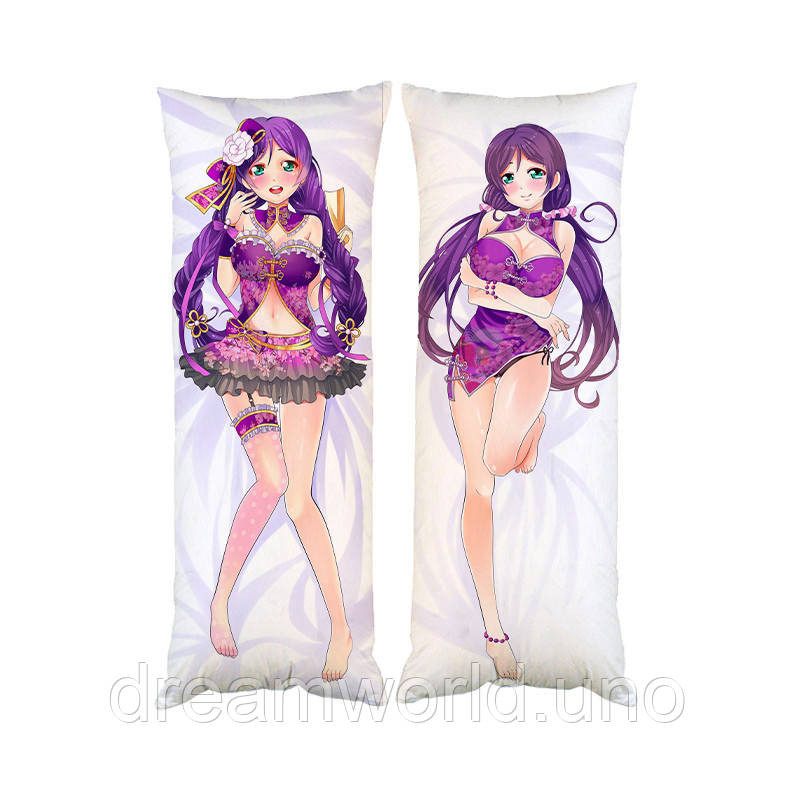 Подушка дакимакура Тоудзё Нозоми декоративная ростовая подушка для обнимания 30х60 Харьков - изображение 1