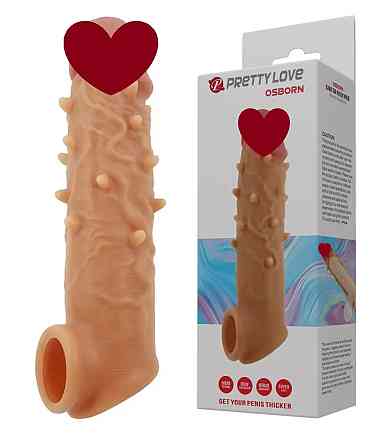 Насадка презерватив Pretty Love - Osborn Silicone, BI-026250 Sex Aura Киев