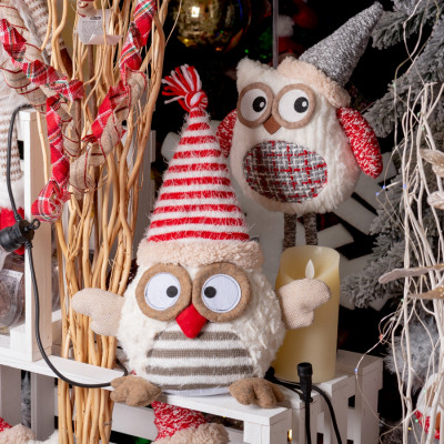 Украшение декоративное Novogod`ko Сова в колпачке, 30 см (974011) Винница - изображение 2