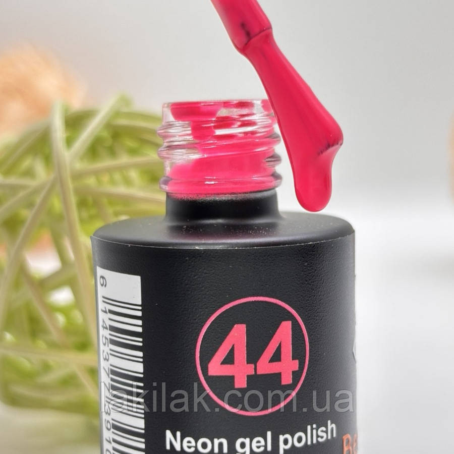 Гель-лак для нігтів Bee Nails 044 (неоновий рожевий) 8мл Херсон - изображение 1