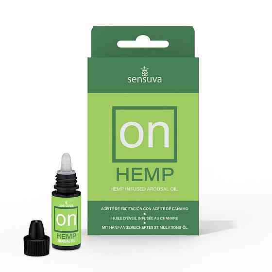 Збуджувальні краплі для клітора Sensuva – ON for Her Hemp Infused Arousal Oil (5 мл) з олією конопель Sex Aura Київ