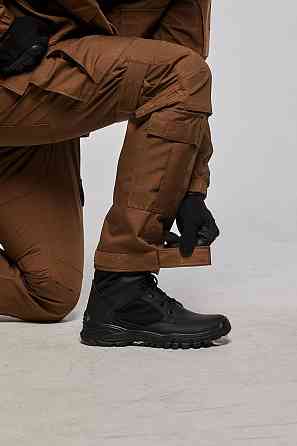 Чоловічі військові штани койот ріп-стоп, бойові польові літні штани з затяжками під колінами Львів