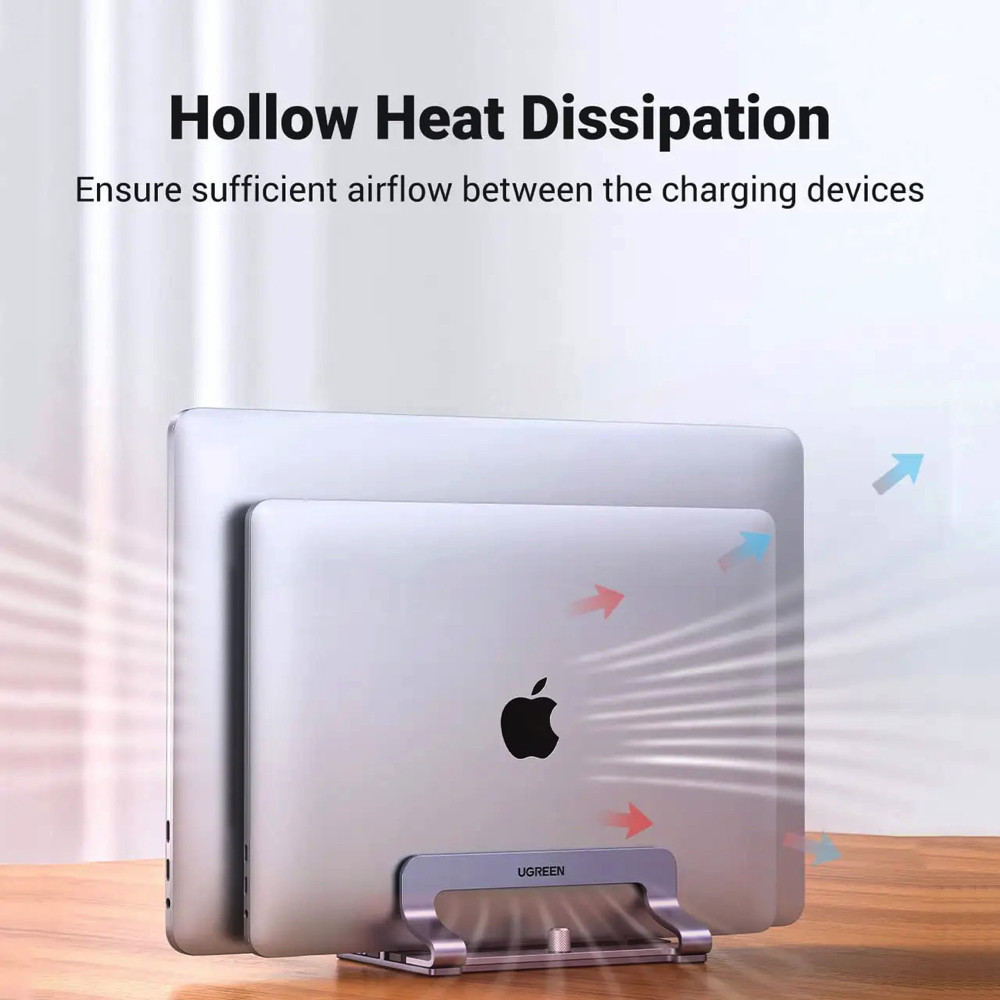 Підставка для ноутбука UGREEN LP258 Vertical Laptop Stand (Dual-slot)(UGR-60643) Киев - изображение 8