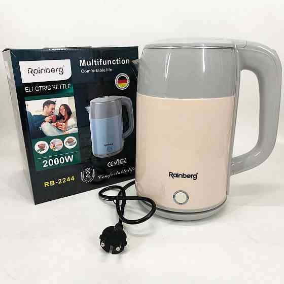 Гарний електрочайник Rainberg RB-2244 2000 Вт 2 л, Електрочайник відмінний, Електричний чайник DL-21 Івано-Франківськ