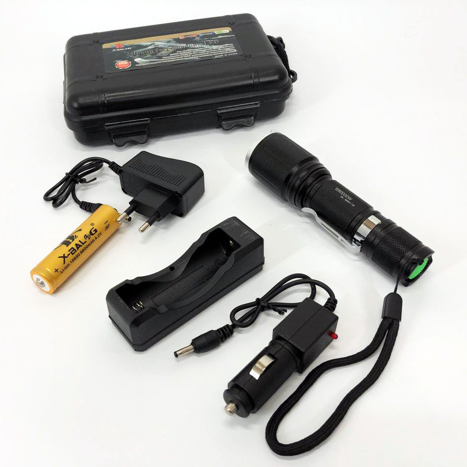 Фонарь военный зсу Bailong BL-1860-T6, Фонарик светодиодный ручной аккумуляторный портативный XC-41 Львов - изображение 2